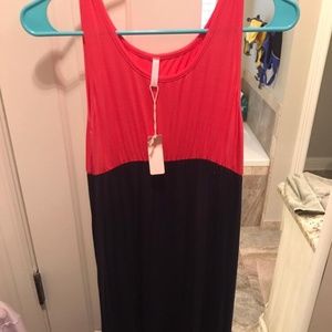 Color Block Maternity Dress